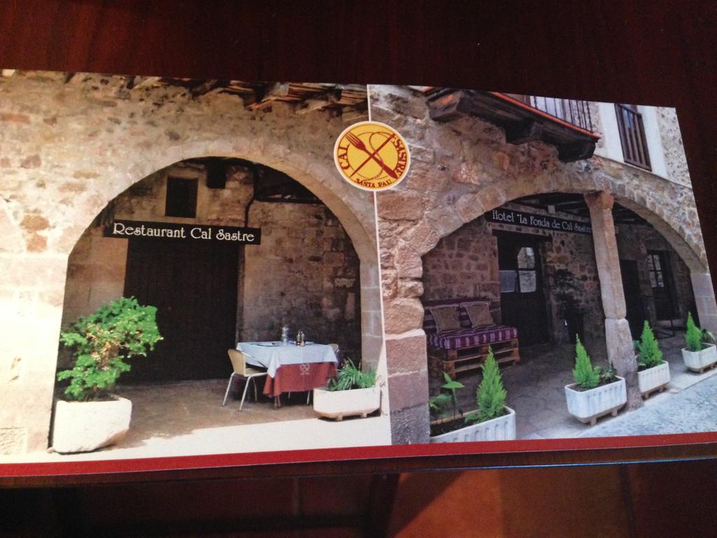 Hotel Cal Sastre Santa Pau Dış mekan fotoğraf